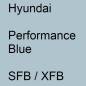 Preview: Hyundai, Performance Blue, SFB / XFB.